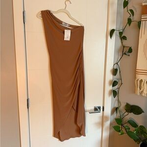 One Shoulder Slinky Dress